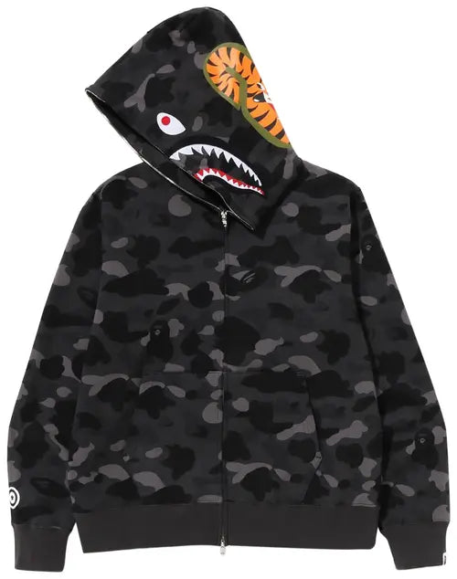BAPE Color Camo Shark Full Zip Hoodie