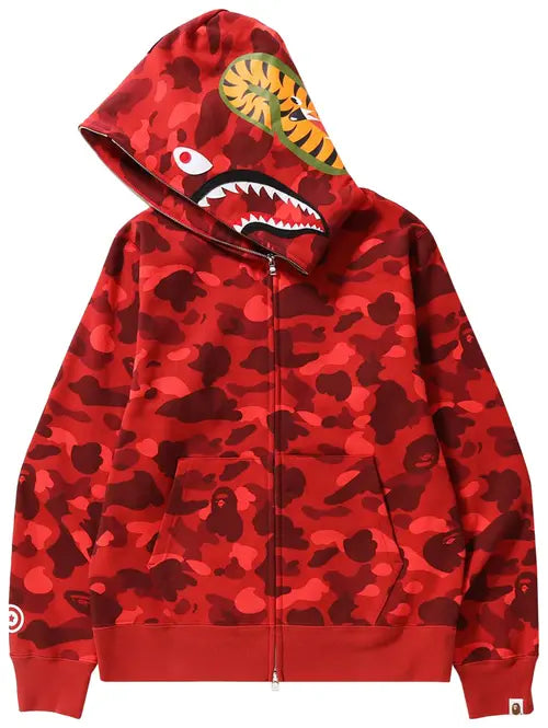 BAPE Color Camo Shark Full Zip Hoodie