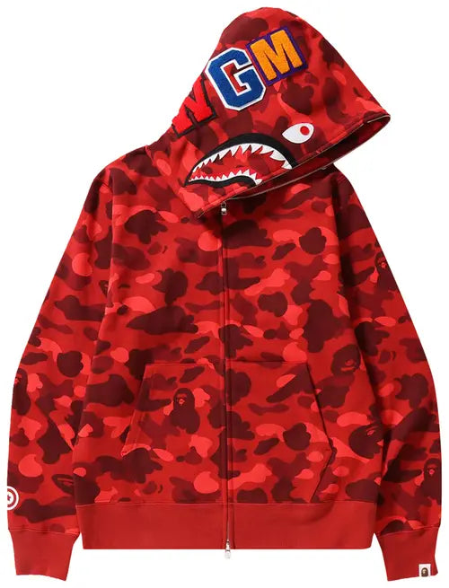 BAPE Color Camo Shark Full Zip Hoodie